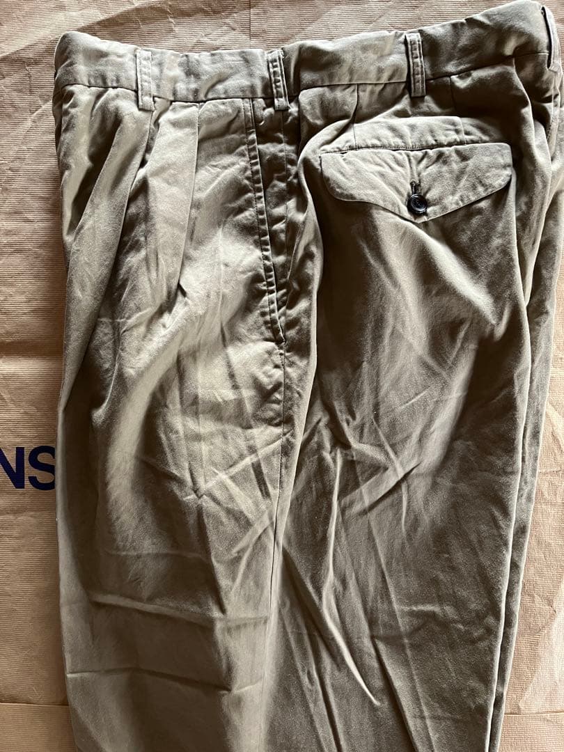 n*o様 *田中オム* コムデギャルソンオム ストーンウォッシュ綿 チノパンAD