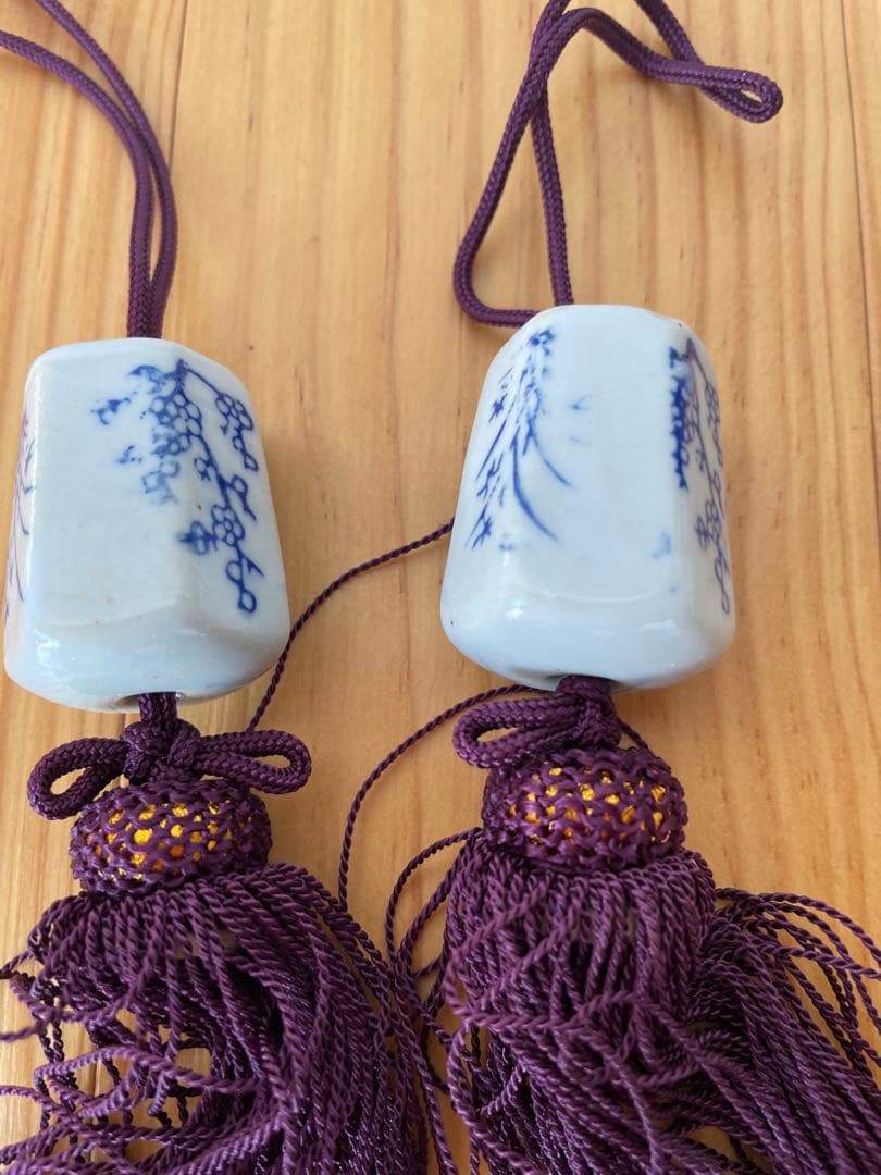 中国　掛け軸　飼鶴図　梁振洲　飼鶴図