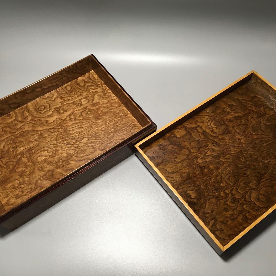 黄檗　オウバク　黄檗　キハダ　文箱　宝石箱　小物入れ　指物