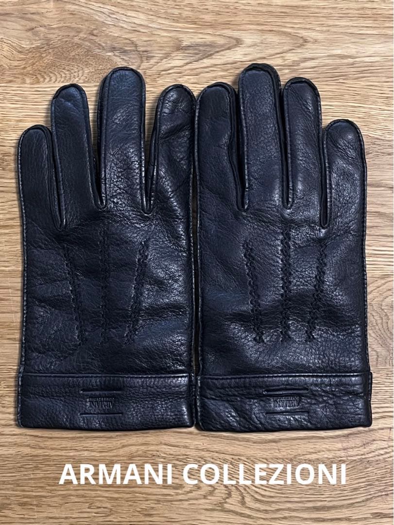 ARMANI COLLEZIONI 手袋　本革　米国購入