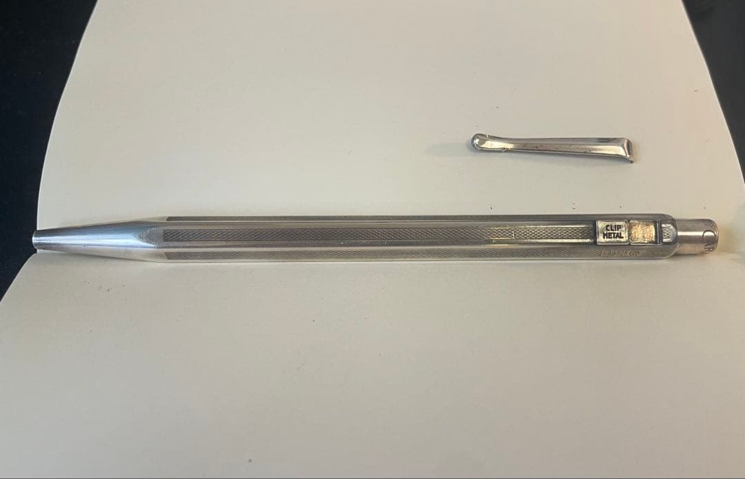 カランダッシュ ボールペン エクリドール グレンドージュ スターリングシルバー