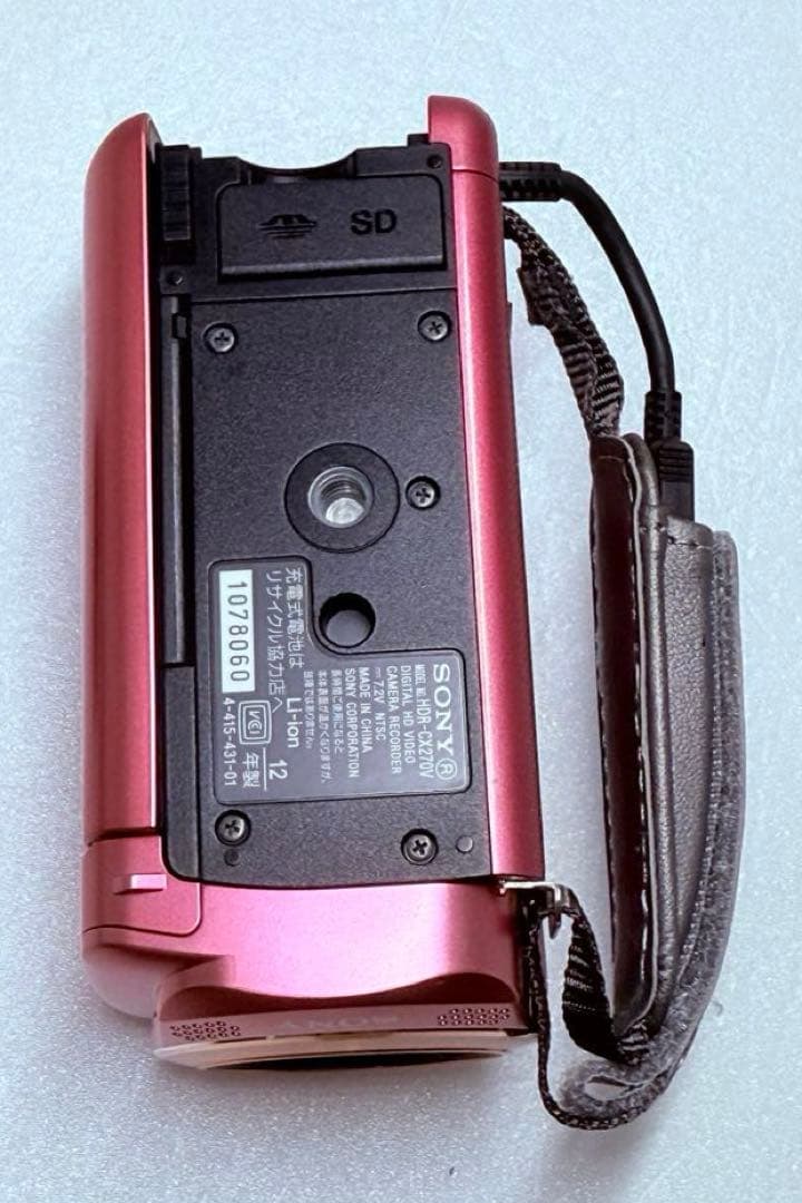 SONY Handycam HDR-CX270V ピンク
