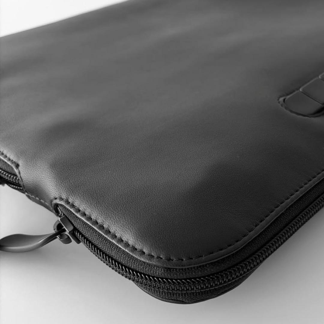 TOMOE（トモエ）2WAYクラッチブリーフ ビジネスバッグ 黒 SLIM_EX