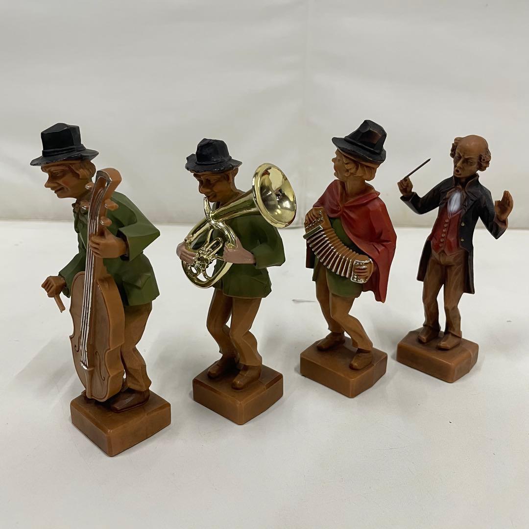 西ドイツ製 木彫り人形 7体セット アンティーク ヴィンテージ