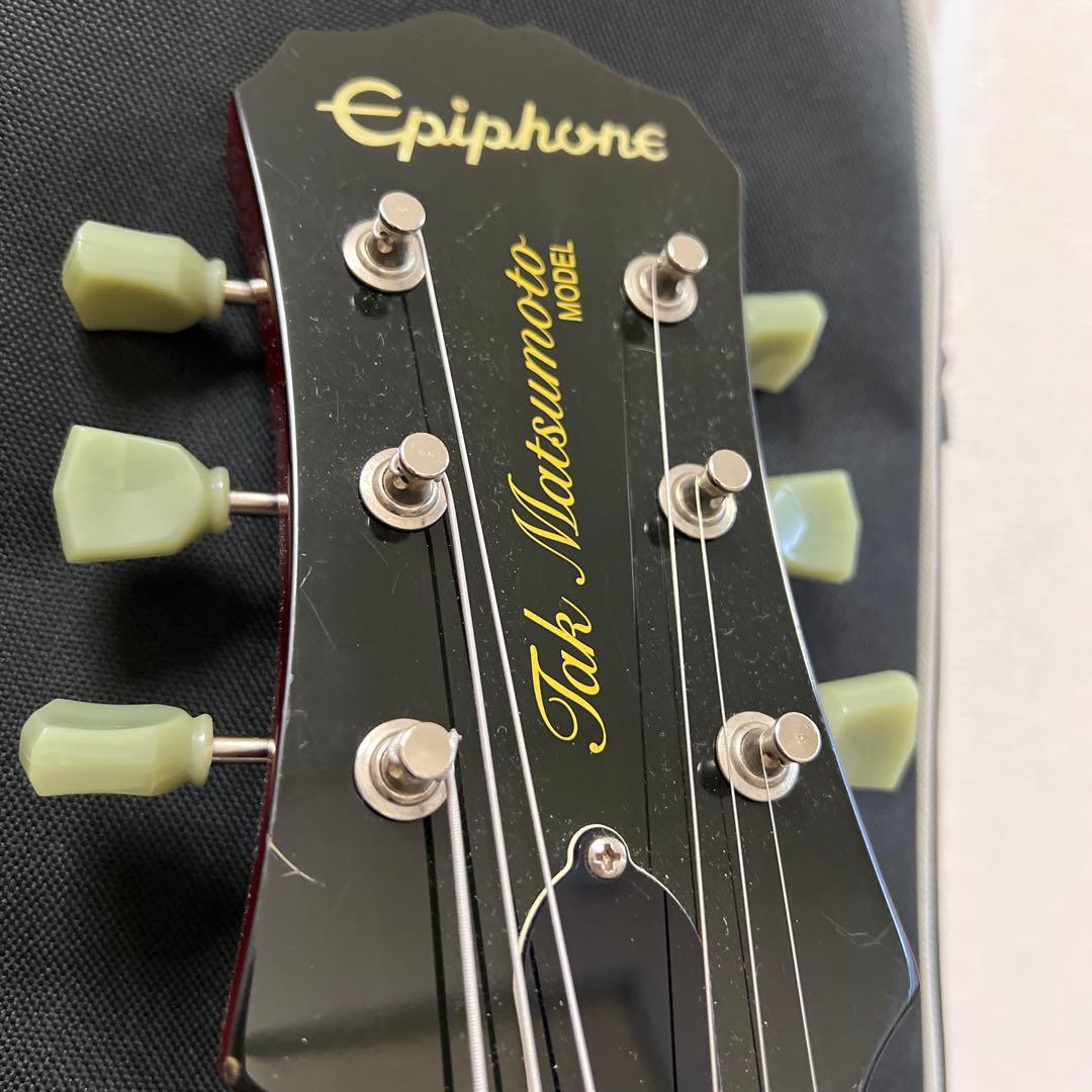 ギター EPIPHONE Tak DC Standard Plustop Cherry