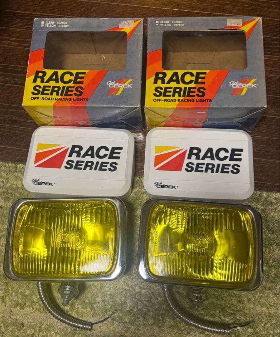 USDM ディック　シーペック フォグ フォグランプ カバー　 イエロー当時物