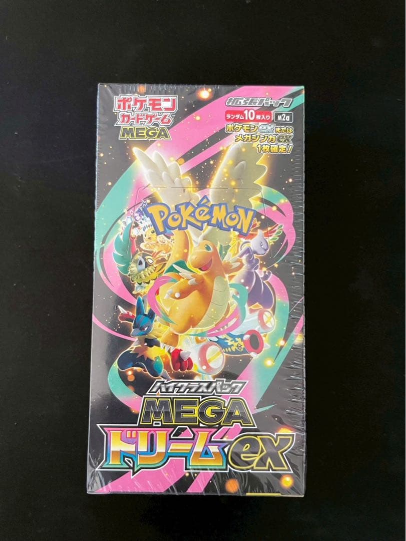 ✅【新品未開封】ポケモンカードゲーム メガドリームex シュリンク付き1箱