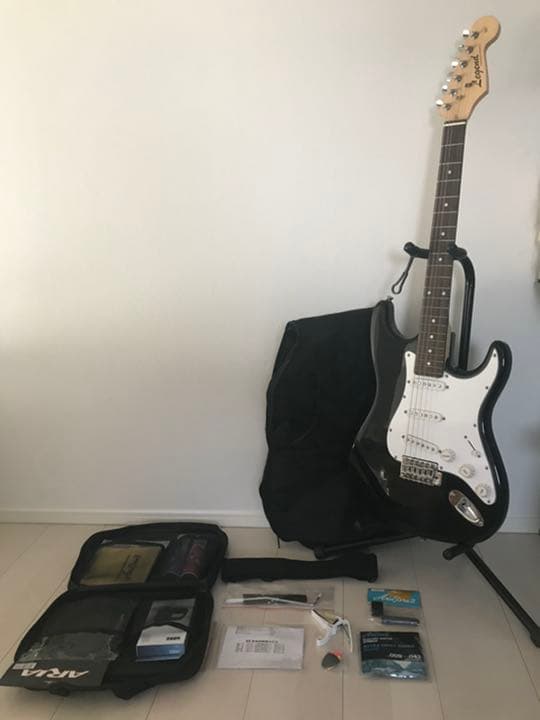 エレキギター ストラトキャスター アンプ・スタンド等セット