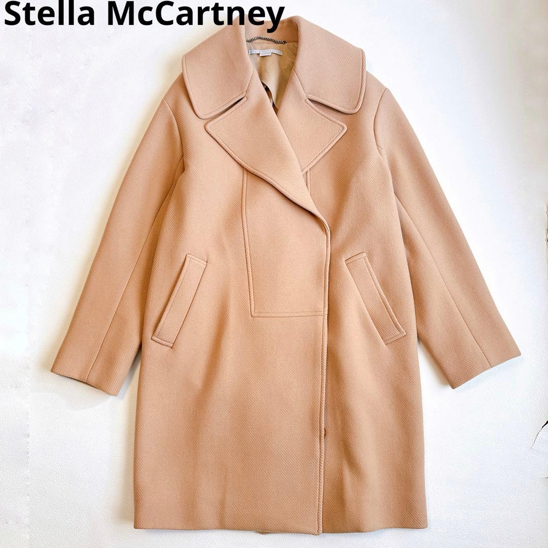ステラマッカートニー　ウール100% チェスターコート キャメル　36