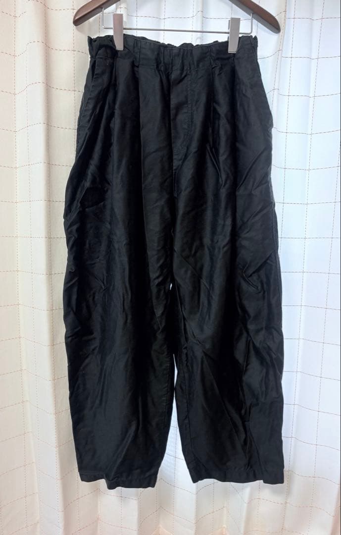 mizuiro ind ミズイロインド　モールスキンワイドカーゴパンツ