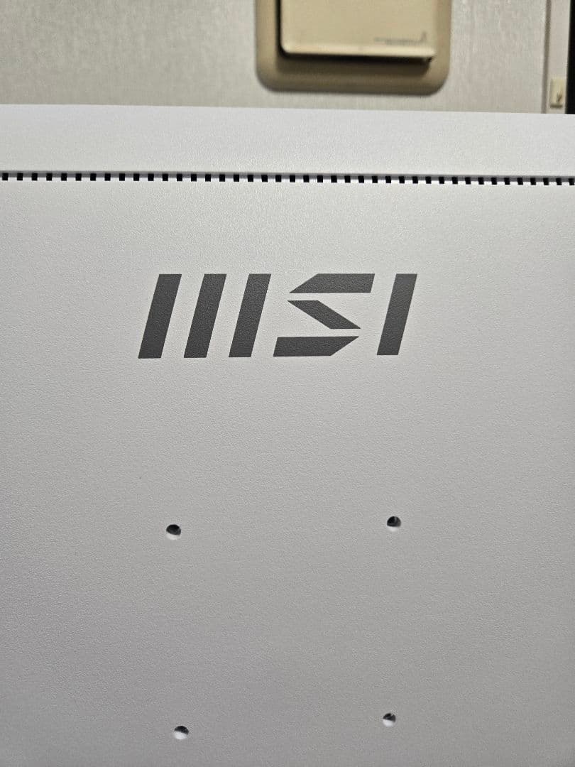 【美品】MSI ホワイト 27インチ WQHD