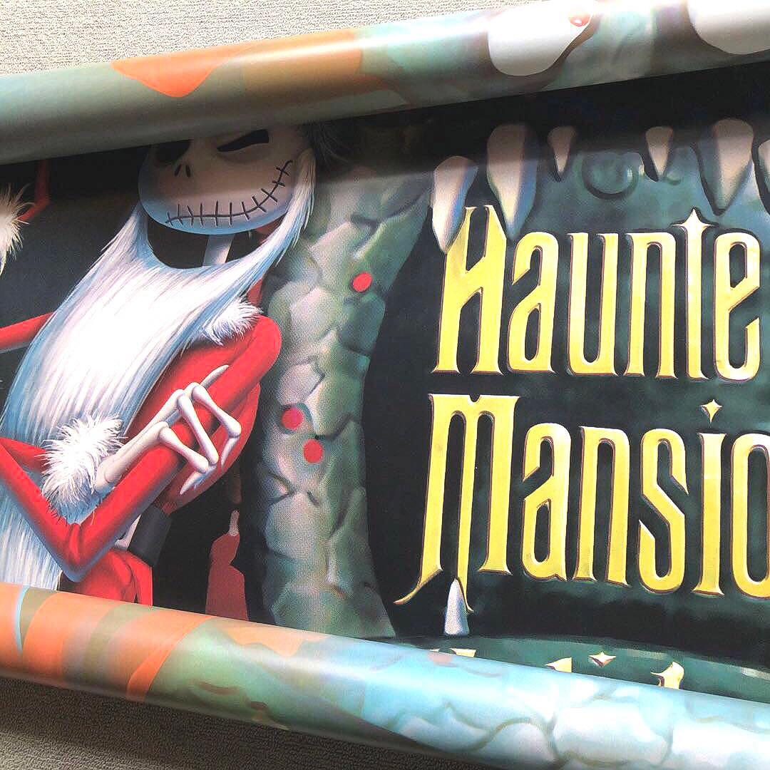 レア！ ナイトメアビフォアクリスマス ホーンテッド 超特大ポスター スペイン語版