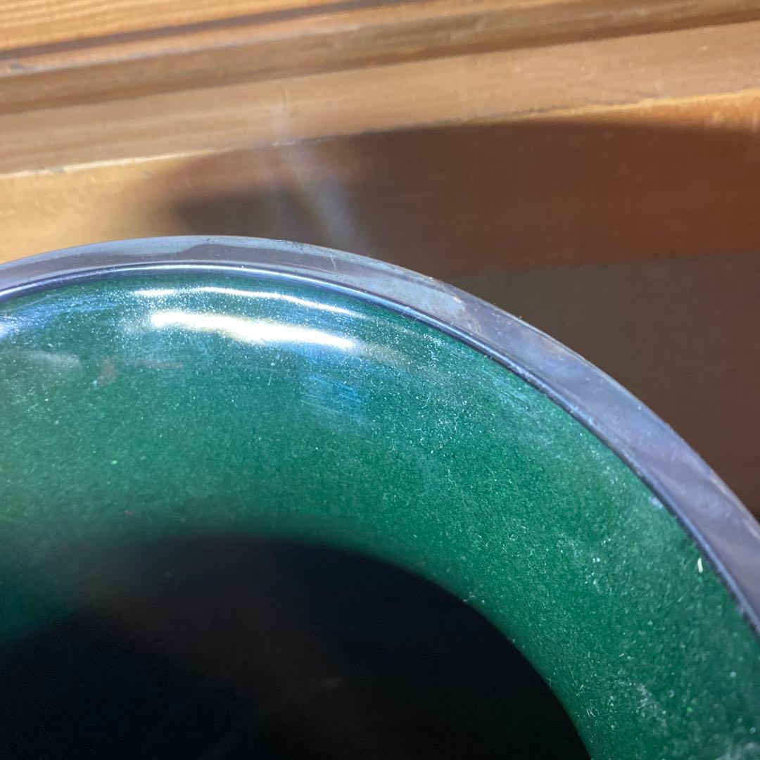 安藤七宝花図花瓶25cm18cm