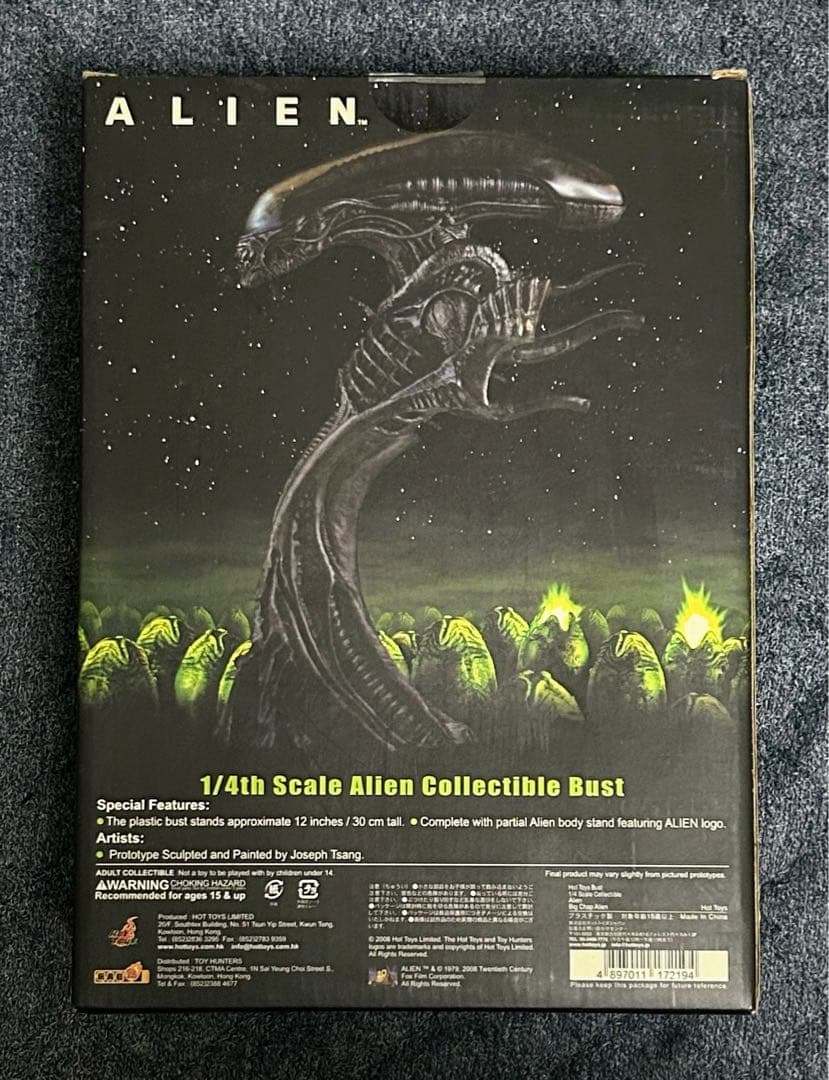 エイリアン 1/4スケールコレクティブルバスト ホットトイズ フィギュア 胸像