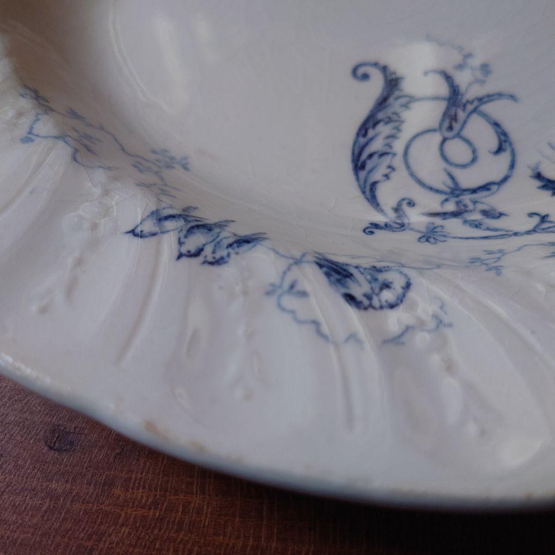 フランスアンティークGIENプレート