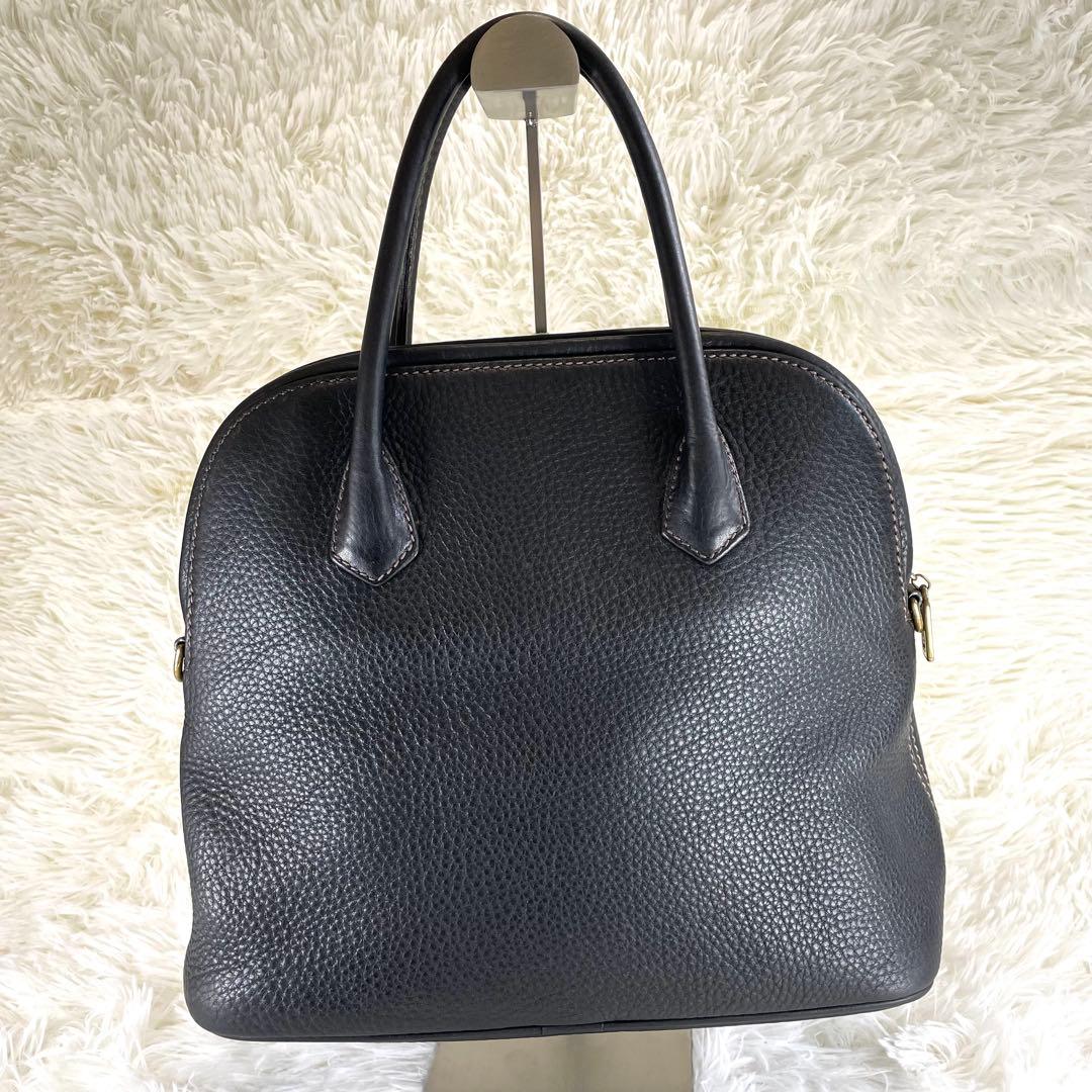 OLD COACH コーチ ハンドバッグ レザー 4921 シボ革