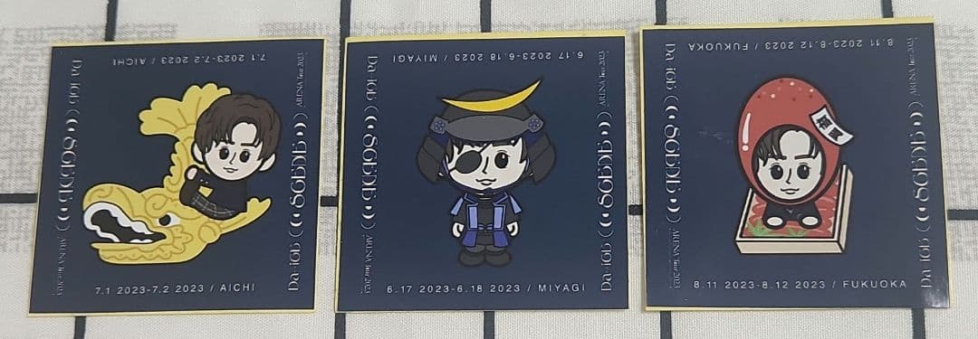 Da-iCE　工藤大輝　ステッカー　3種セット