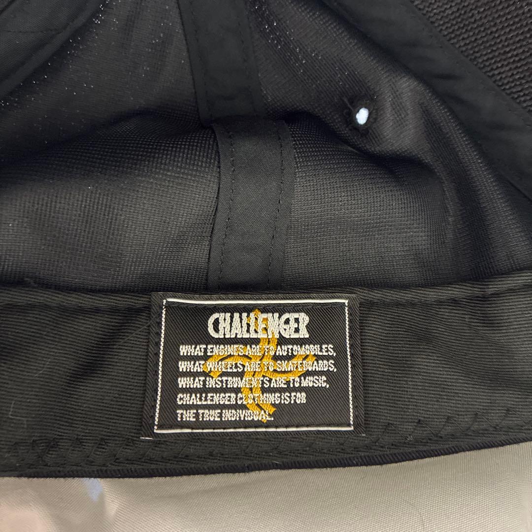 CHALLENGER 黒 ベースボールキャップLOGO TWILL CAP