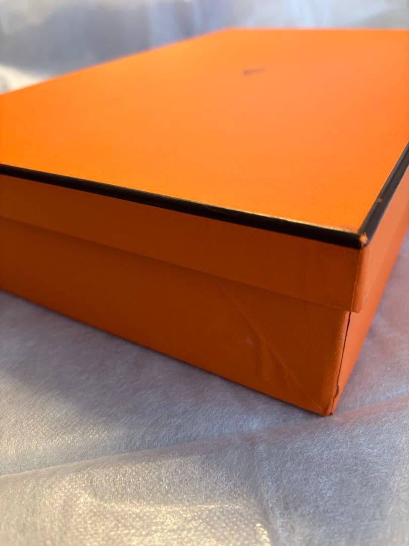 エルメス　ビーチタオル　オレンジ　大判