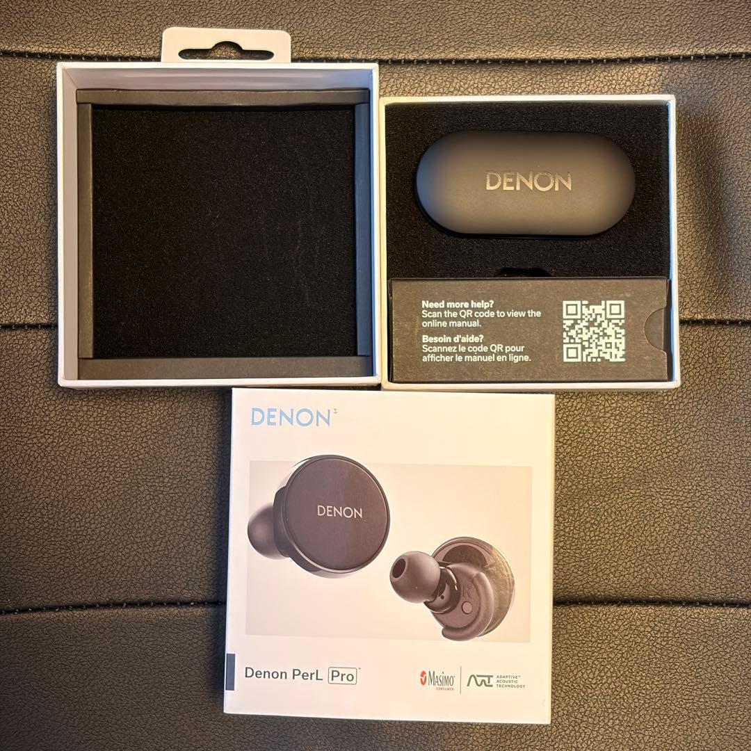 DENON PerL Pro ブラック ワイヤレスイヤホン