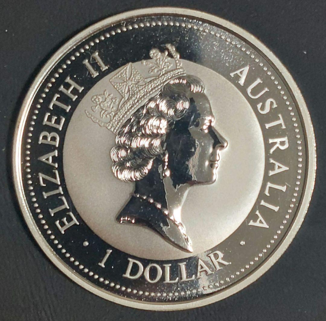 1994年 オーストラリア 1ドル銀貨 クッカバラ