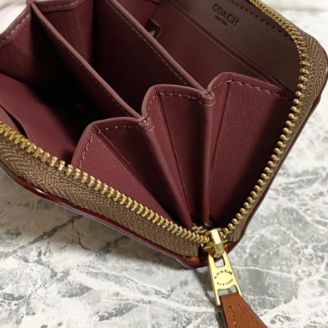 新品未使用 COACH スモール・ジップ アラウンド ケース ウォレット