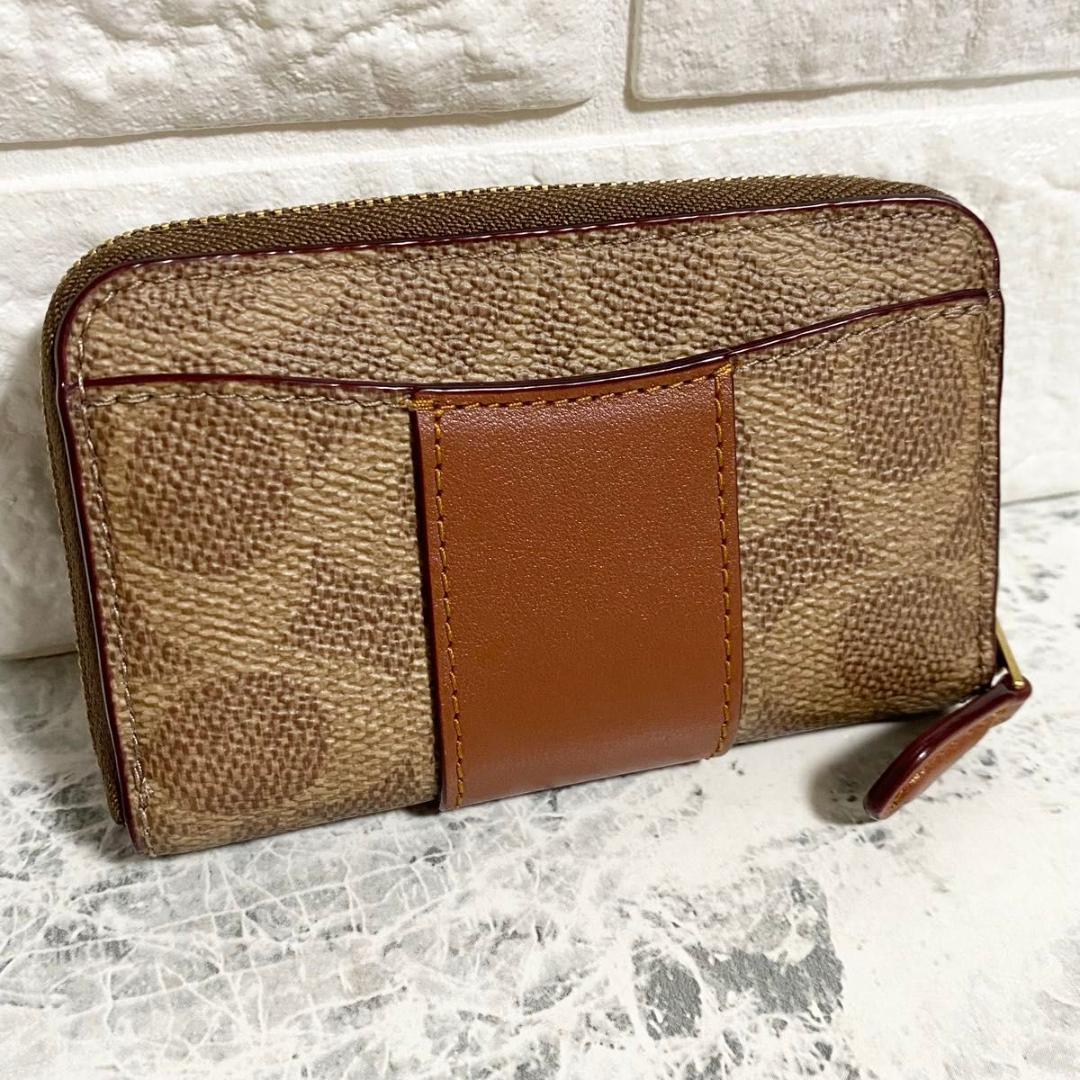 新品未使用 COACH スモール・ジップ アラウンド ケース ウォレット