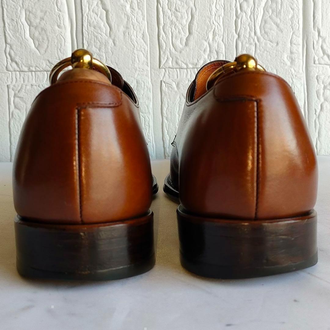 シェットランドフォックス　リーガル　モンクストラップ　ビジネス　茶色　24cm