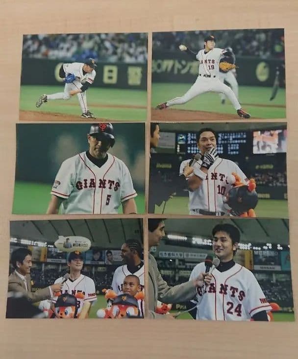 読売ジャイアンツ 巨人 生写真 ホルダー付き レア
