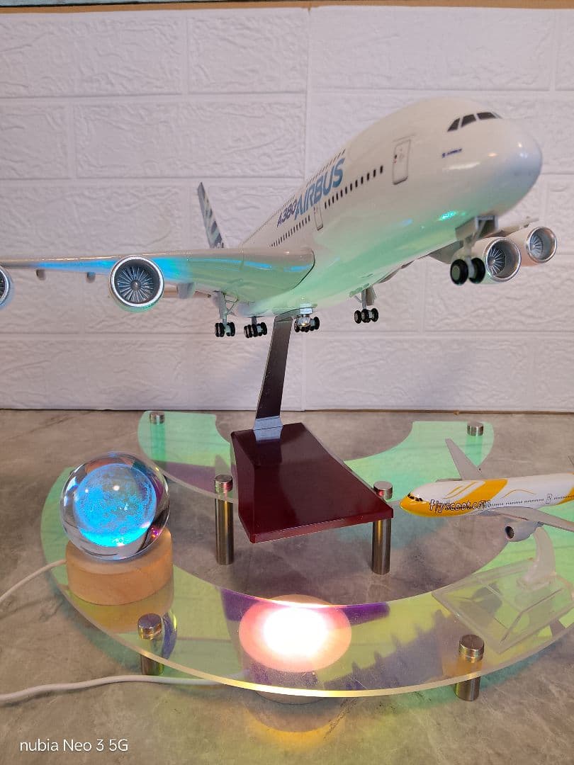 ⑦エアバス a380／プロトタイプ 1/160模型