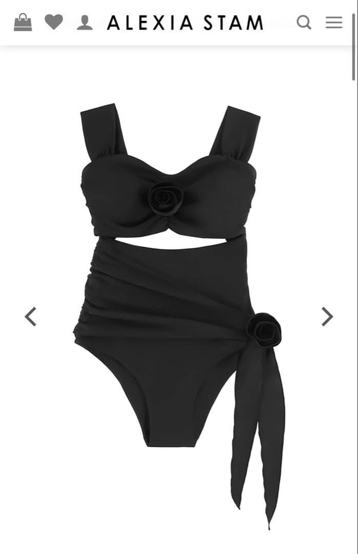 水着・ラッシュガード Florence Black Baccara