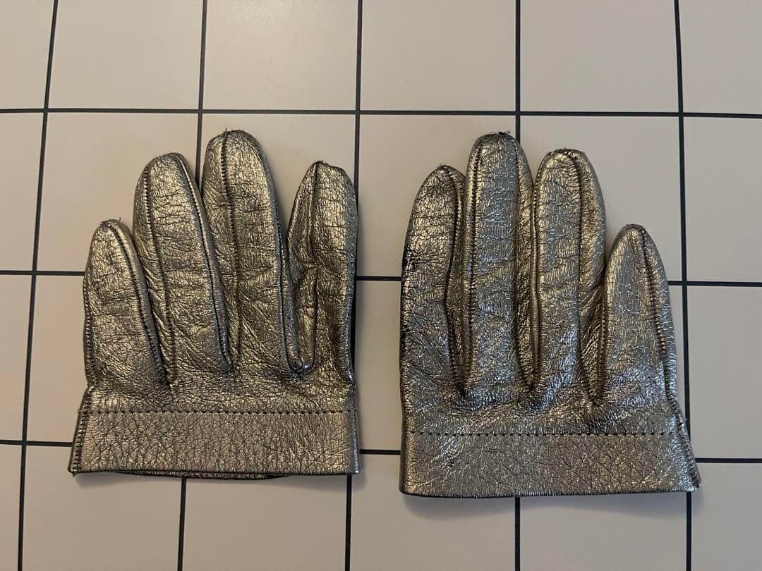 小物 Vaquera Four Finger Gloves Gold