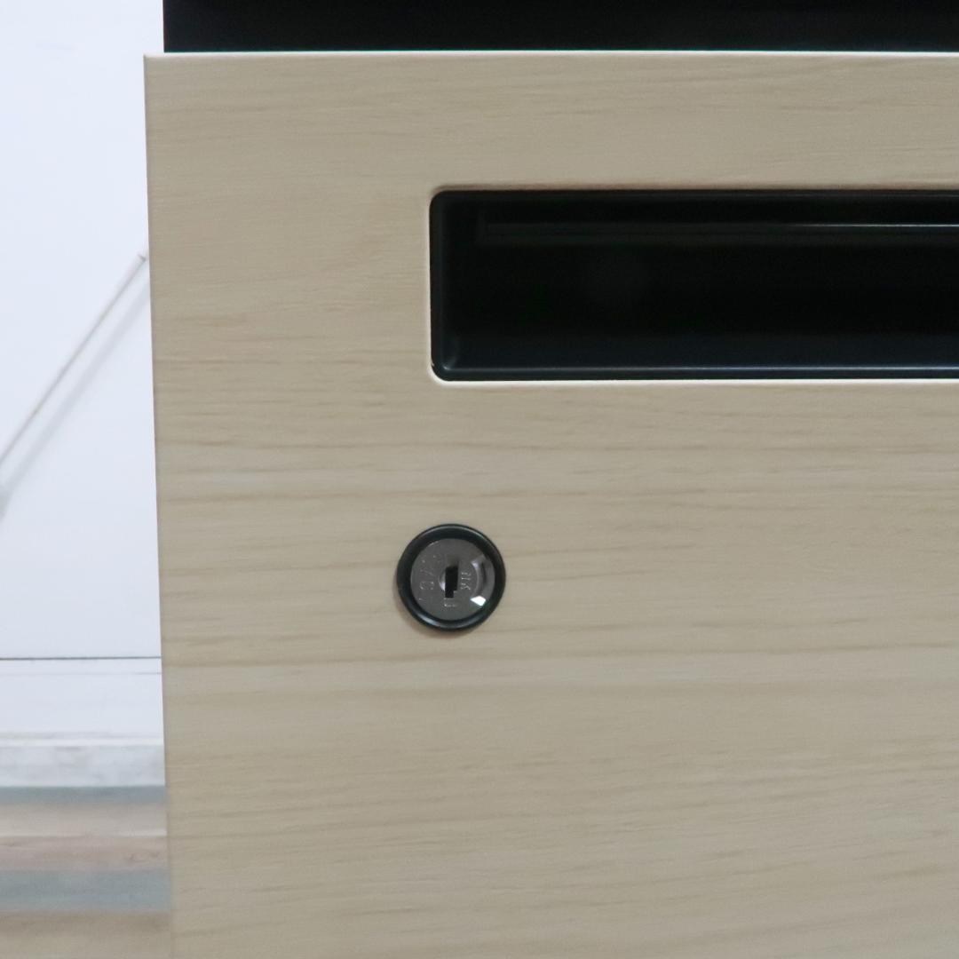 【在庫処分・未使用品】ウチダ STワゴン スリムワゴン シリンダー錠タイプ