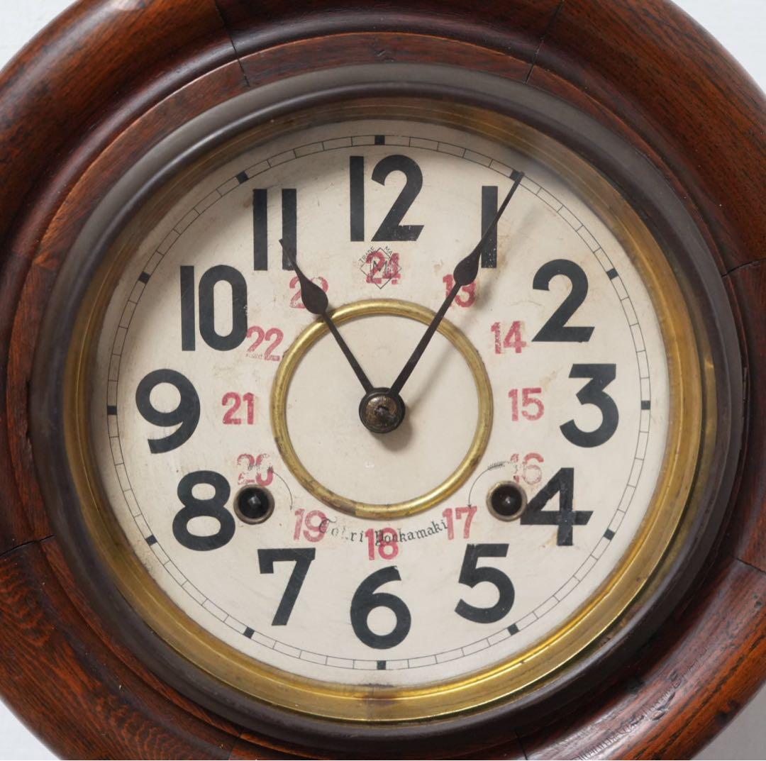 ボンボン時計　柱時計　明治期　大正期　動作品