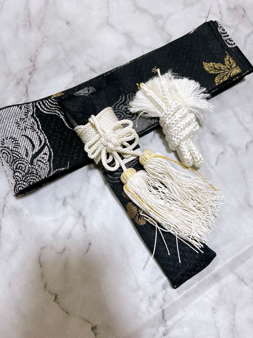 市松模様♡七五三　5歳　男の子　セット　一式　シンプル　黒　グレー