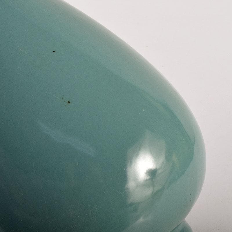 中国　大明正徳年製　青磁　玉壺春瓶　N　6999