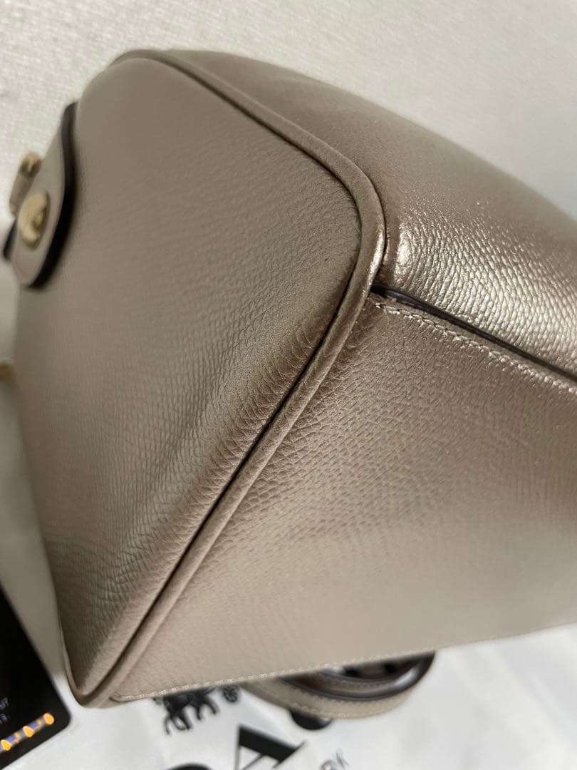 a*o様 ❤️COACH❤️ ゴールド ハンドバッグショルダーバッグ 2way