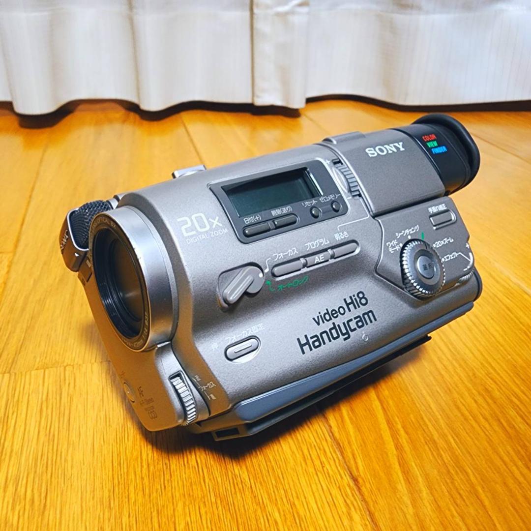 【動作確認済】SONY Hi8 高画質 ビデオカメラ CCD-TR2 セット