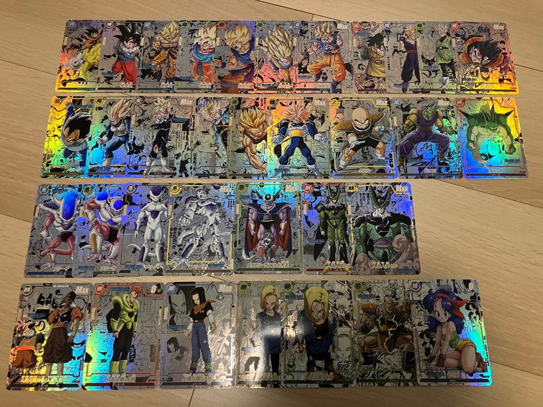 ドラゴンボールカード　コミパラ風　海外製キラカード34枚