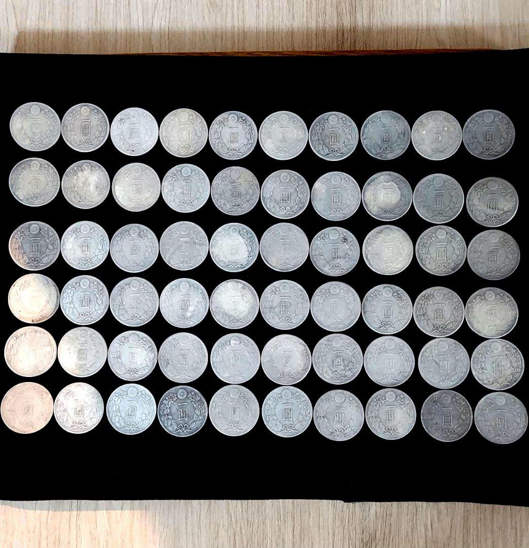 【60枚セット】一圓　銀貨　硬貨　日本の旧貨幣 　レプリカ