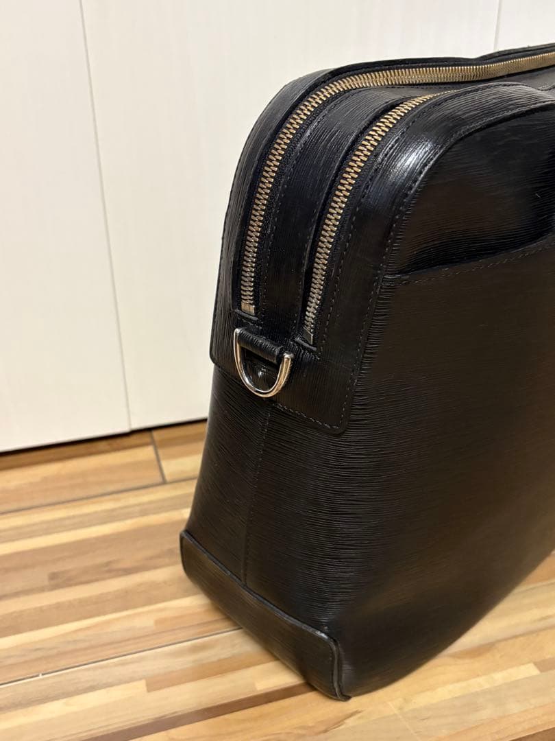 【訳あり】ペッレモルビダ ビジネスバッグ ブリーフ 2室 ブラック