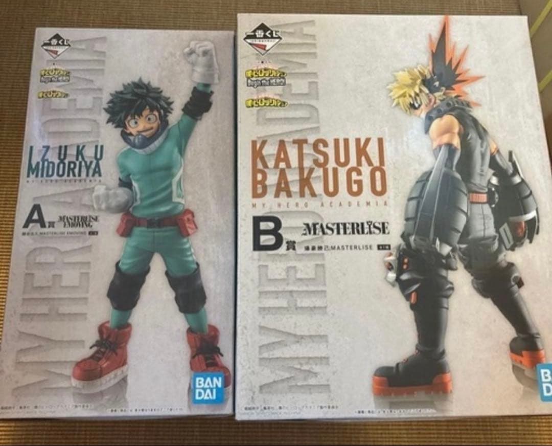 一番くじ　僕のヒーローアカデミア　緑谷出久　爆豪勝己　2個セット　フィギュア