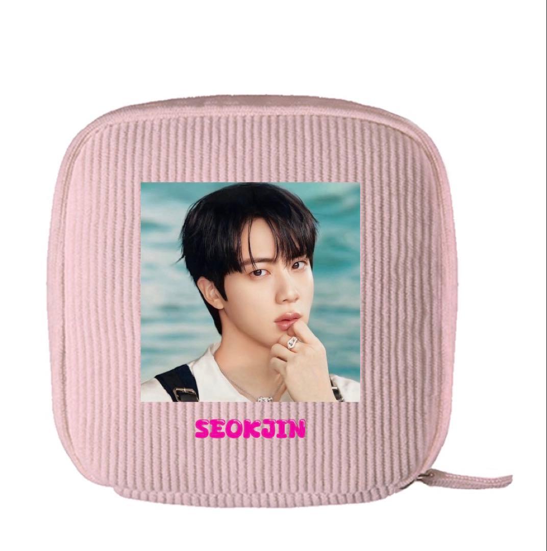 BTS Jin ソクジン ジン 化粧ポーチ 14cm