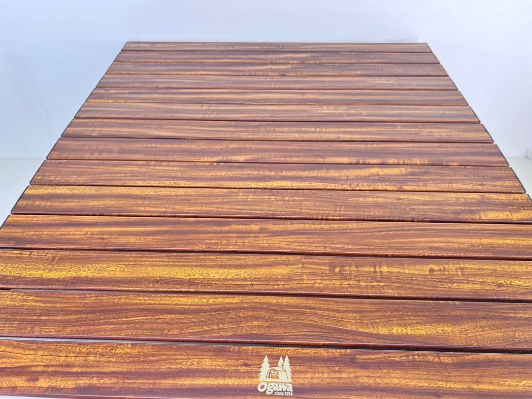 ogawa ハイ&ローテーブル ウッドテーブル アウトドア 美品