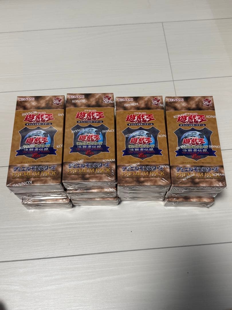 遊戯王　東京ドーム　プレミアムパック　未開封　シュリンク付　12BOX