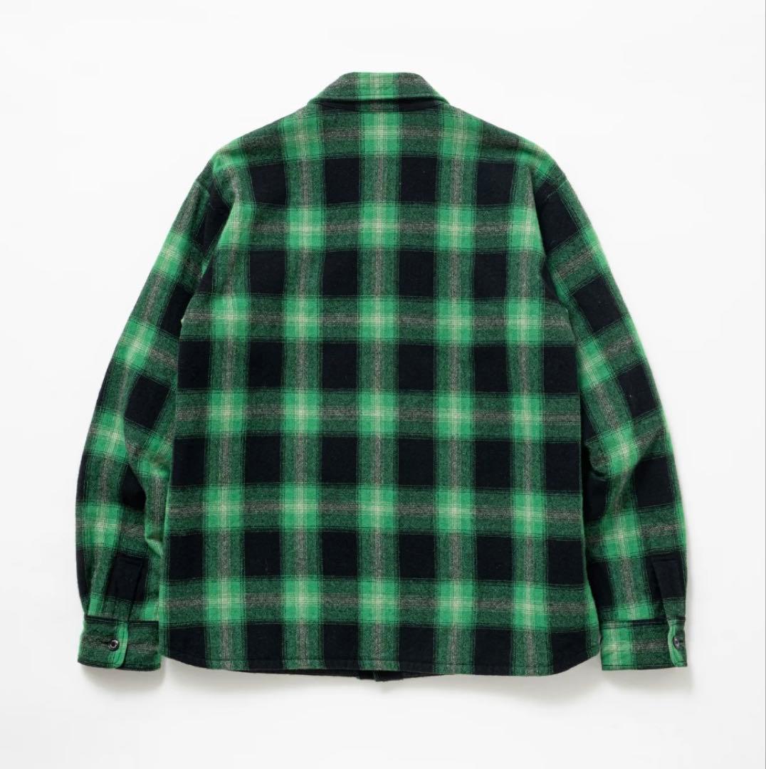 RATS 新作シャツジャケット　キムタクWOOL CHECK SHIRT JKT