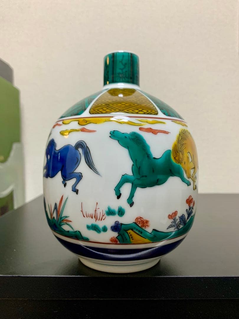 【超希少品‼️】響21年　2001年数量限定販売　九谷焼 古九谷風駿馬文【空瓶】