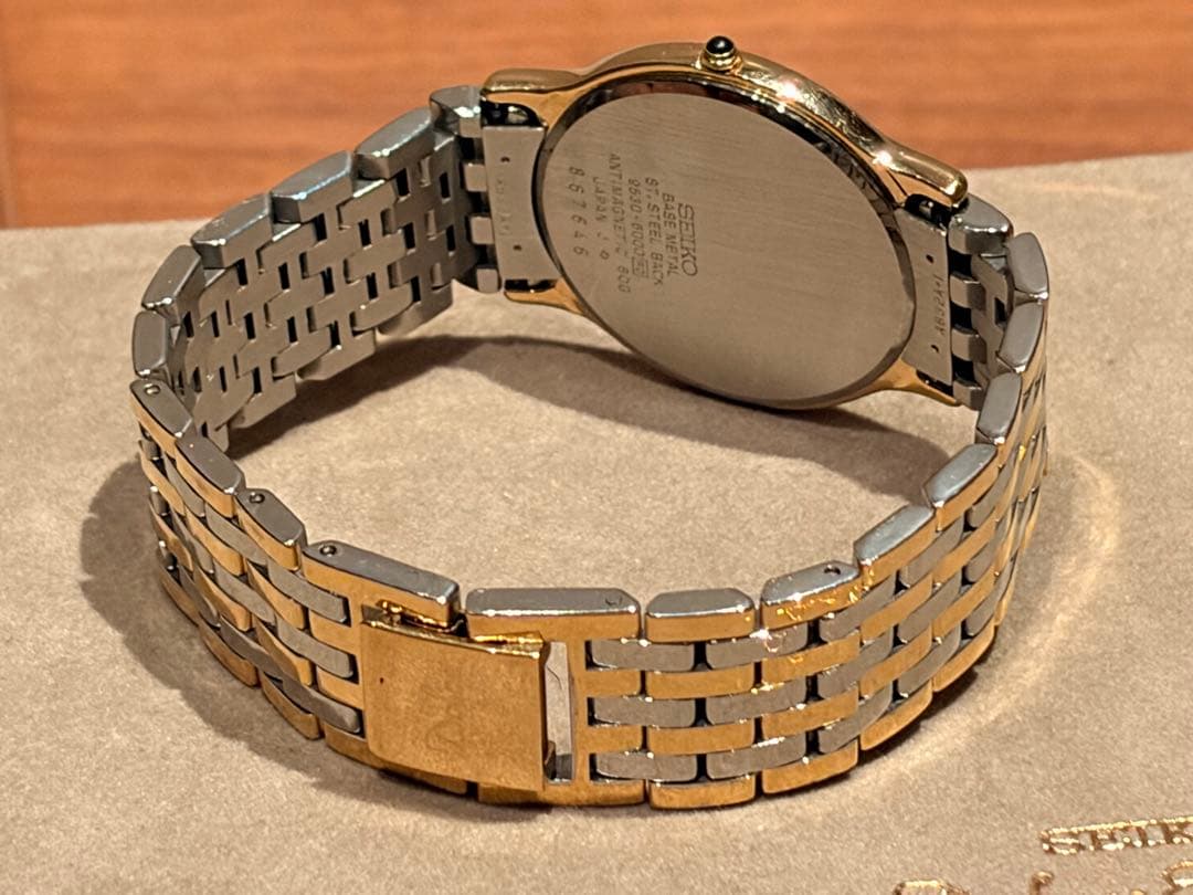 ★美品★セイコー SEIKO ドルチェ DOLCE★グレー文字盤★9530