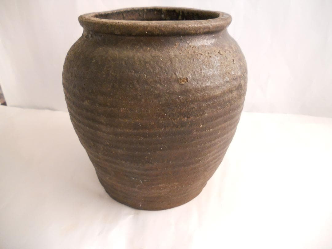 古備前 壺 希少 貴重 お歯黒壷 鉄漿壷 備前焼 壺 です。