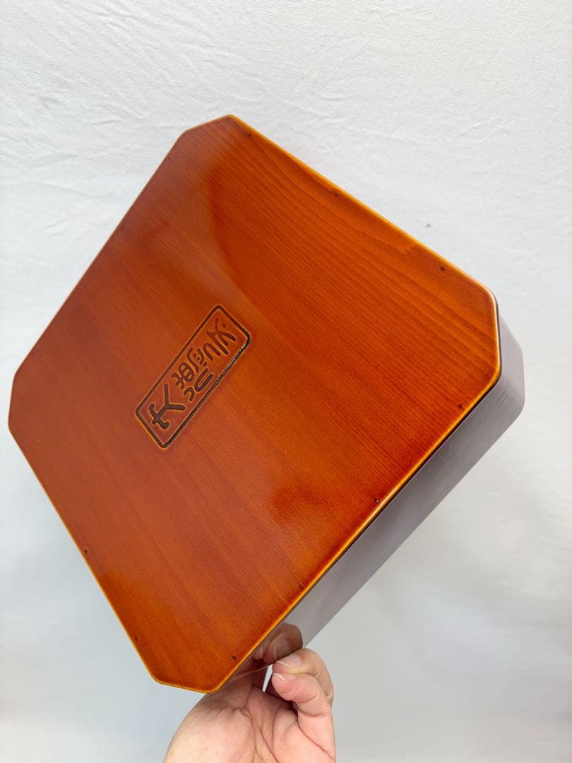 未使用 懐石道具 聡春作 飛騨春慶塗 大徳寺 縁高重箱 五客揃 刻印有 元箱